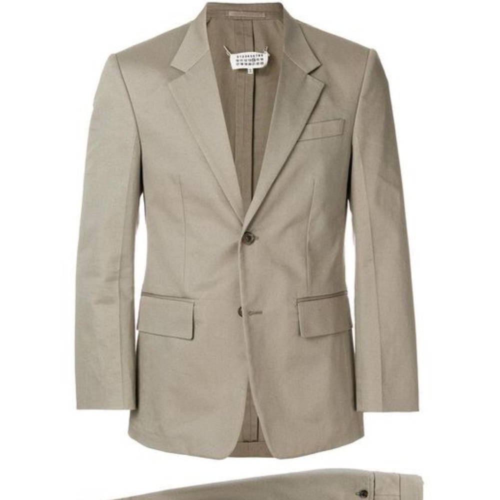 MAISON MARTIN MARGIELA CREAM MENS SUIT SIZE 48R